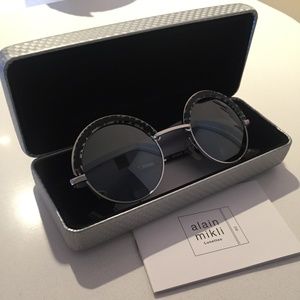 Alain Mikli 631 sunglasses in silver & black